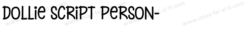 Dollie Script Person字体转换